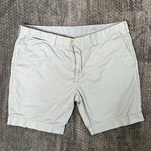 Polo Ralph Lauren Chino Shorts Men's Size 40 Light Blue Pima Cotton Blend